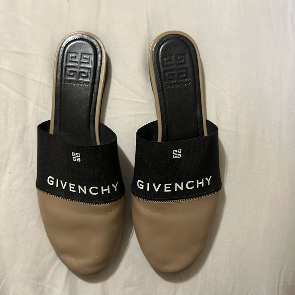 Givenchy Taupe Mules 37.5